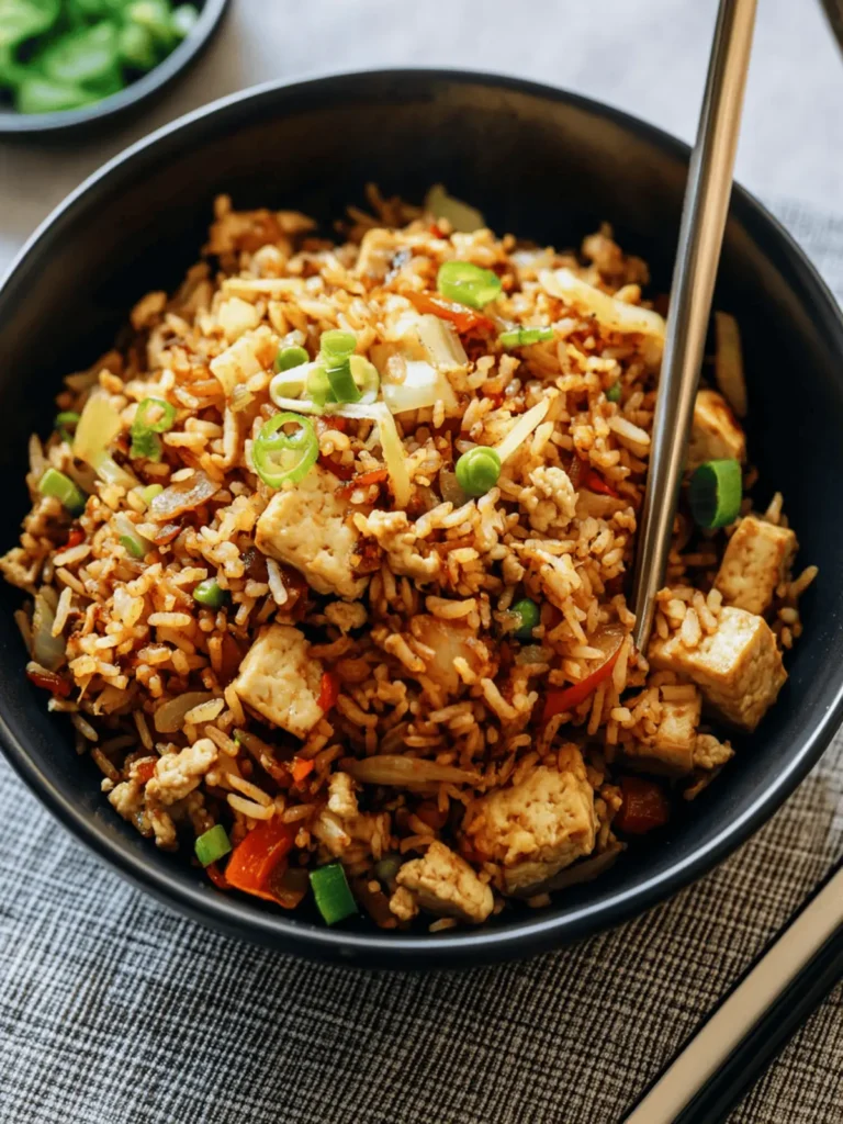 Delicious Tofu Fried Rice That Beats Fast Food Any Day